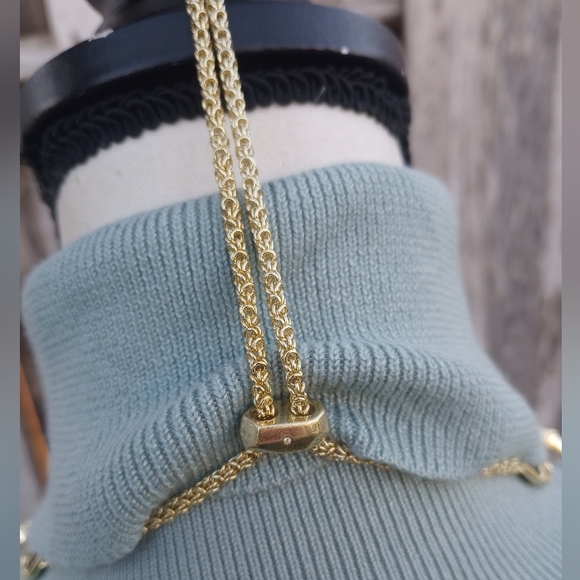 Kendra Scott Gold Odessa Bronze Veined Red Magnesite Statement Necklace - Picture 14 of 16